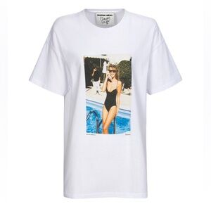 Realisation Par The Poolside Tee in White